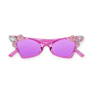 Bari Lynn Retro Jeweled Sunglasses