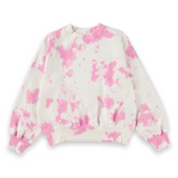 Molo Marge Crewneck Sweatshirt ~ Pink Tie Dye