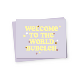 Everyday Yiddish Welcome Bubeleh Baby Card