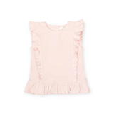 Tun Tun Baby Ribbed Ruffle Top & Leggings Set ~ Shell Pink