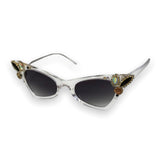 Bari Lynn Retro Jeweled Sunglasses