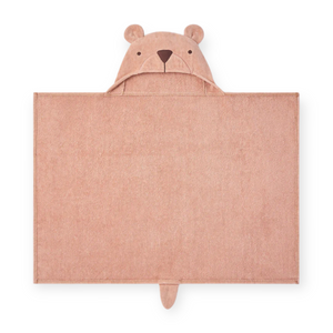 Elegant Baby Hooded Bath Wrap ~ Bear