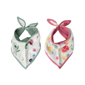 Little Unicorn Deluxe Bandana Bib 2 Pack ~ Sweet Tart