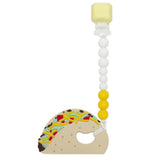 Loulou Lollipop Silicone Teether Gem Set ~ Taco