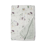 Loulou Lollipop Muslin Quilt Blanket ~ Hedgehogs
