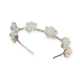 Bari Lynn Beaded Crystal Flower Thin Headband