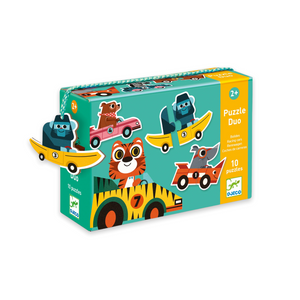 Djeco Racing Cars Puzzle Duos