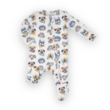 Angel Dear 2 Way Zipper Footie ~ Furry Friends