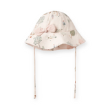 Elegant Baby Muslin Sun Hat ~ Garden Picnic