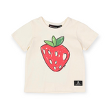 Rock Your Baby Strawberry T-Shirt & Shorts Set ~ White/Pink