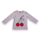 Petite Hailey Cherry l/s T-Shirt ~ Grey
