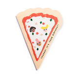 Carolyn Suzuki Pizza Shaped Birthday Card