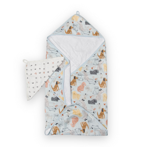 Loulou Lollipop Hooded Towel Set ~ Honey Puppies