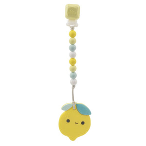 Loulou Lollipop Silicone Teether Gem Set ~ Lemon