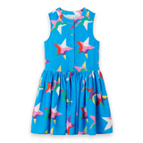 Stella McCartney Girls Pop Stars Tencel Dress ~ Blue