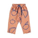 Babyclic Girls Tutti Frutti Peplum Top & Pants Set ~ Orange/Blue