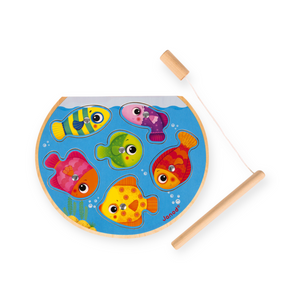 Janod Speedy Fish Wooden Magnetic Puzzle