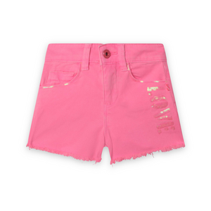 Billieblush Embellished 5 Pocket Denim Shorts 7-12 ~ Pink