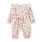 Elegant Baby l/s Muslin Ruffle Romper ~ Bunny Print