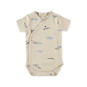 Babyclic Summer Vibes Kimono Onesie ~ Cream