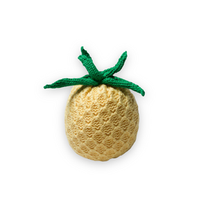 Estella Knit Baby Rattle ~ Pineapple