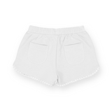 Mayoral Girls Basic Shorts w/ Trim 7-12 ~ White