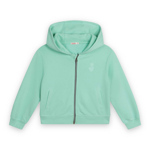 Billieblush Embellished Zip Hoodie ~ Green