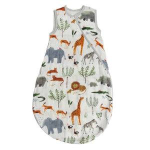 Loulou Lollipop Muslin Sleep Bag ~ Safari Jungle