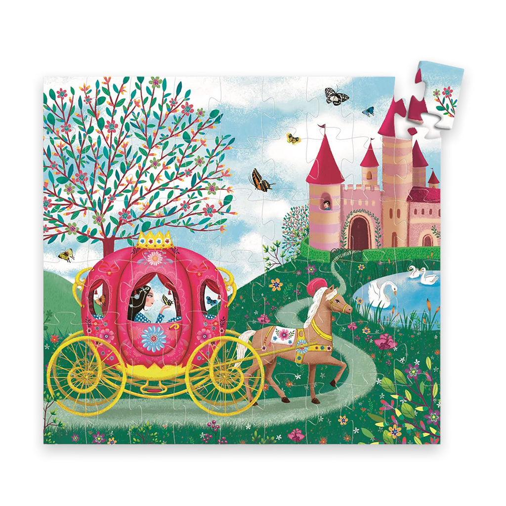 Djeco Elise's Carriage Silhouette Puzzle
