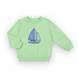 Mayoral Baby Boy Knit Sailboat Sweater ~ Melon