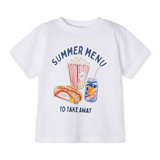 Mayoral Boys Summer Menu Tee Shirt ~ White