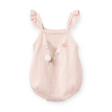 Elegant Baby Knit Bubble ~ Garden Picnic Bunny