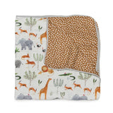 Loulou Lollipop Muslin Quilt Blanket ~ Safari Jungle