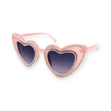 Bari Lynn Crystal Heart Sunglasses