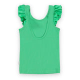 Molo Ranja Flutter Sleeve Ribbed Tank Top ~ Fresh