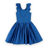 Molo Cloudia Flutter Sleeve Dress ~ Lapis Blue