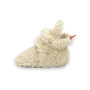 Zutano Furry Gripper Booties ~ Oat