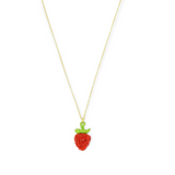 Milk x Soda Fruit Salad Necklace ~ Strawberry