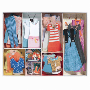 Djeco Paper Fashion Dressing Room Paper Dolls