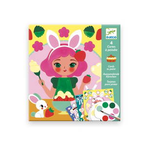 Djeco Snack Time Coloring Surprises Painting Set