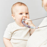 January Moon Signature Teething Necklace ~ Pewter