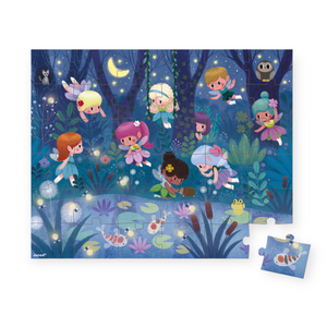 Janod 36 pc Puzzle ~ Fairies & Waterlilies