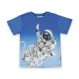 Molo Boys Rasmus s/s Tee Shirt ~ Peace Astronaut