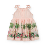 Mayoral Baby Girl Printed Dress ~ Giraffe Palms/Pink