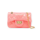 Tiny Treats Classic Quilted Pastel Sparkle Mini Bag