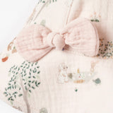 Elegant Baby Muslin Sun Hat ~ Garden Picnic