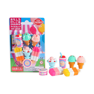Bcmini Iwako Ice Cream Shop Eraser Set