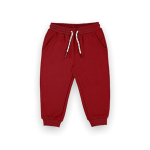 Mayoral Baby Boy Basic Fleece Joggers ~ Dark Red