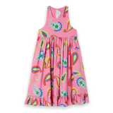 Stella McCartney Girls Paisley Print Sleeveless Dress ~ Pink