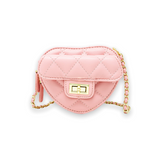 Tiny Treats Quilted Heart Crossbody Bag